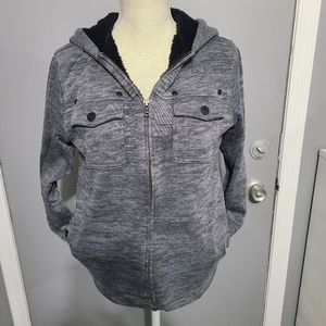 Boys large Helix warm fleece /fur lined jacket